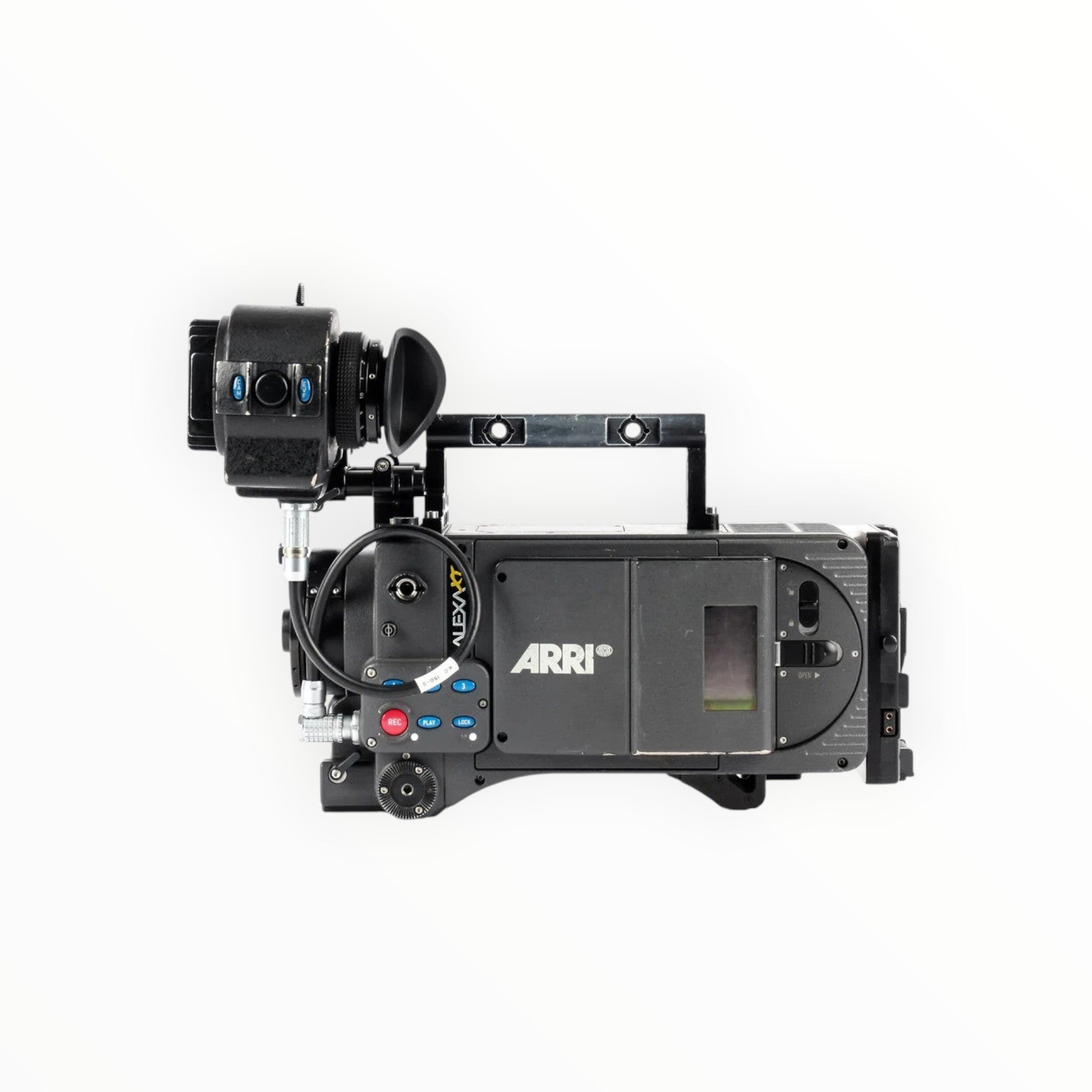 Cymer ARRI ALEXA XT professional digital cinema camera in matte grey with side viewfinder and control interface