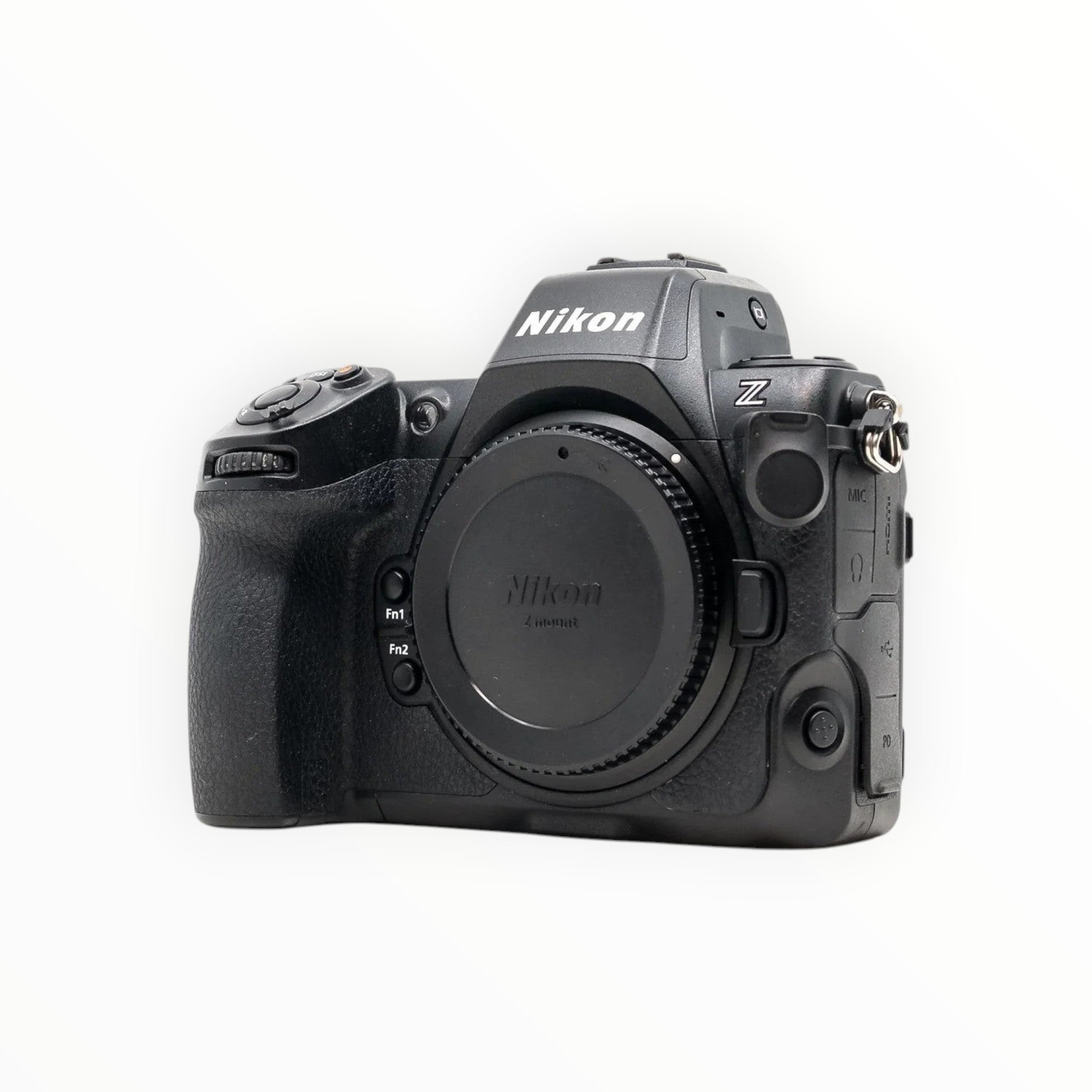 Cymer Nikon Z8 mirrorless digital camera body in black, featuring a professional ergonomic design and Z-mount.