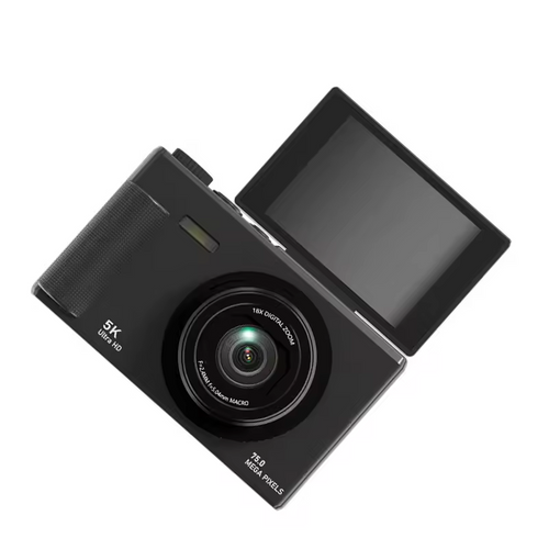 5K Vlogging Camera, 75MP, 180° Flip Screen-1