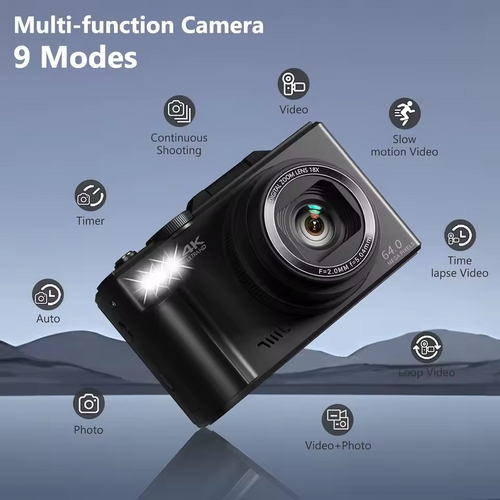 4K Digital Camera for Photography