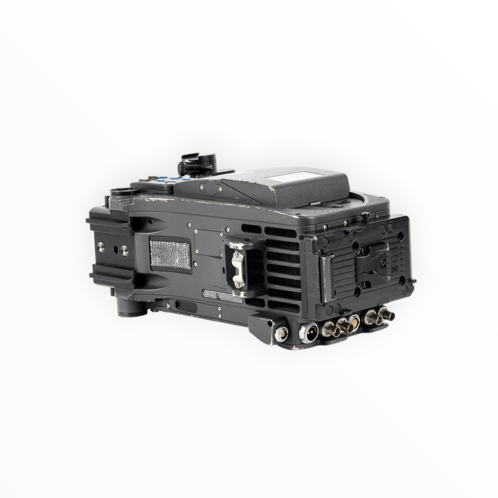 Cymer ARRI ALEXA XT professional digital cinema camera body in black, showing rear connectivity and cooling vents.